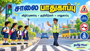 சாலை பாதுகாப்பு — ஆறாம் வகுப்பு குடிமையியல் தமிழ்ப் பாடப்பகுதி