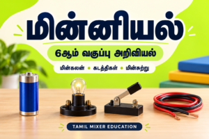 மின்னியல் — 6ஆம் வகுப்பு அறிவியல் தமிழ்ப் பாடப்பகுதி