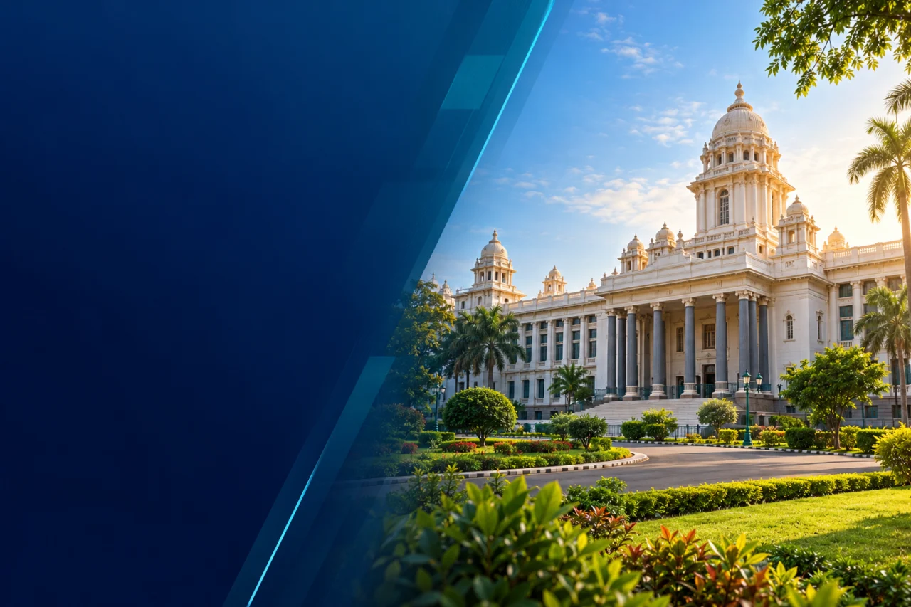 தமிழ்நாடு அரசு மாவட்ட வேலைவாய்ப்பு அறிவிப்புகளுக்கான அலுவலகக் கட்டிட விளக்கப்படம்
