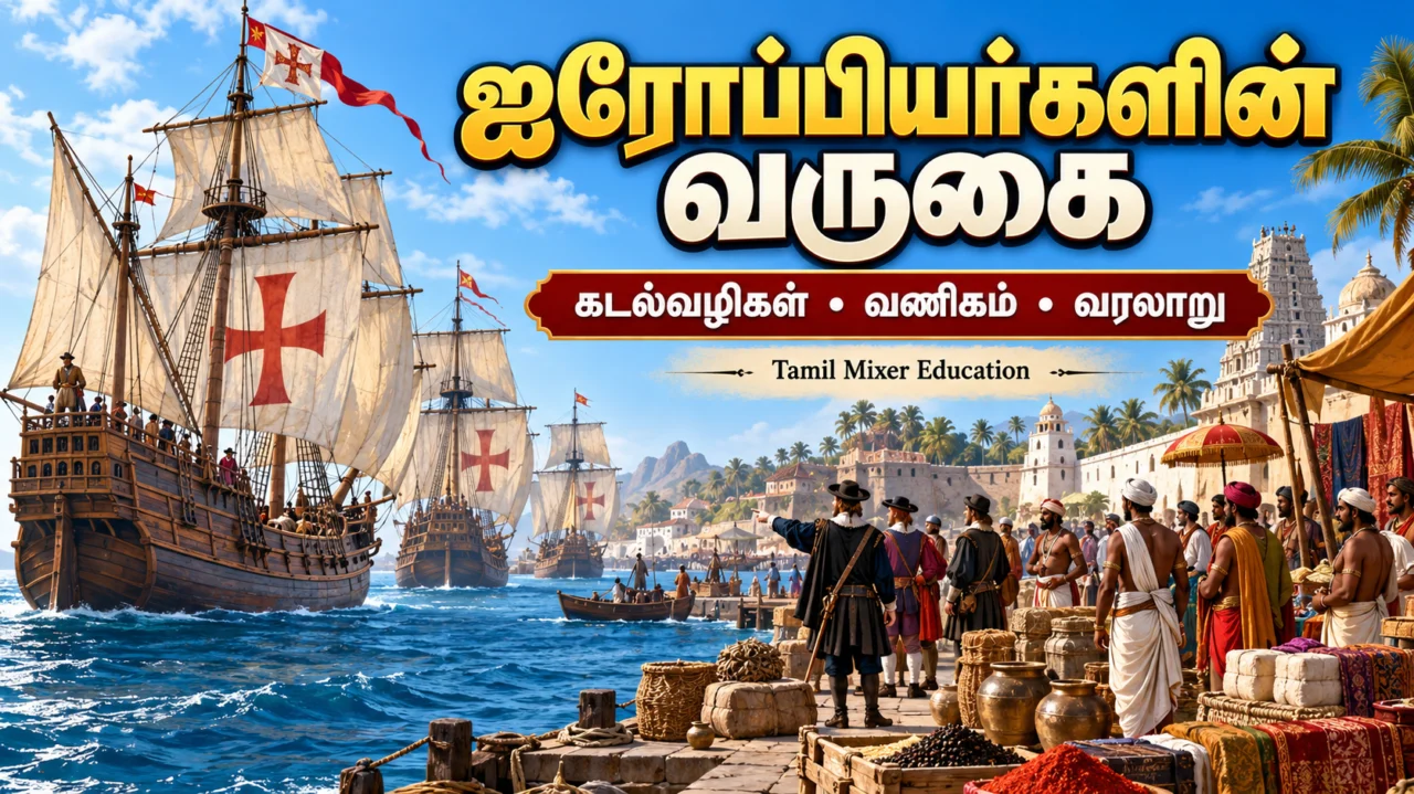 ஐரோப்பியர்களின் வருகை — தமிழ் வரலாற்றுப் பாட வழிகாட்டி, Tamil Mixer Education