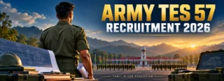 Army TES 57 வேலைவாய்ப்பு 2026 – இளம் cadet மற்றும் engineering பயிற்சி குறித்த AI விளக்கப்படம்