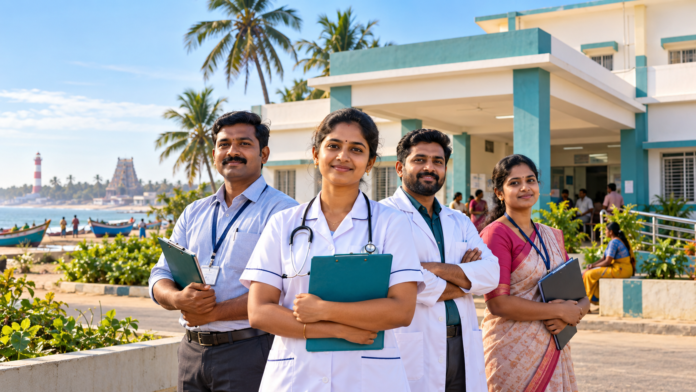 நாகப்பட்டினம் மாவட்ட சுகாதார சங்கத்தின் 44 ஒப்பந்தப் பணியிடங்களுக்கான வேலைவாய்ப்பு செய்தி