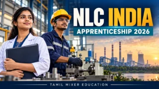 NLC Apprentice Recruitment 2026 – ITI மற்றும் பட்டதாரி பயிற்சியாளர்களைச் சித்தரிக்கும் AI விளக்கப்படம்; அதிகாரப்பூர்வ NLC புகைப்படம் அல்ல