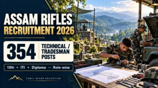 Assam Rifles Technical Tradesman Recruitment 2026 – 354 இடங்கள்; AI விளக்கப்படம்
