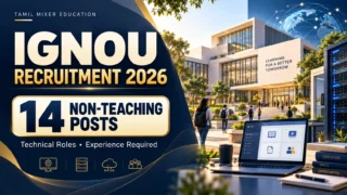 IGNOU Recruitment 2026 – 14 அனுபவம் தேவைப்படும் non-teaching பணிகள்; AI விளக்கப்படம்