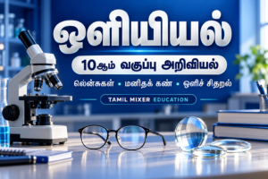 ஒளியியல் — 10ஆம் வகுப்பு அறிவியல் தமிழ்ப் பாடப்பகுதி