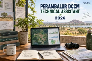 Perambalur DCCM Recruitment 2026 Technical Assistant பணி – காலநிலை ஆய்வுப் பணியைச் சித்தரிக்கும் படம்