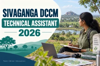 Sivaganga DCCM Recruitment 2026 – Technical Assistant பணியை விளக்கும் உருவாக்கப்பட்ட படம்