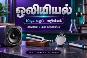 ஒலியியல் — 10ஆம் வகுப்பு அறிவியல் தமிழ்ப் பாடப்பகுதி